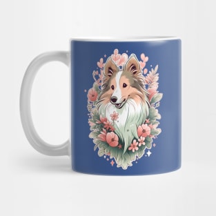 Sheltie Shetland Sheepdog Pastel Mug